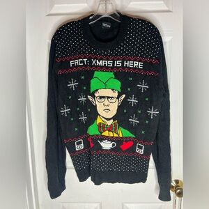 The Office “Dwight Schrute Elf” Christmas Pullover Sweater Men’s Size 2X